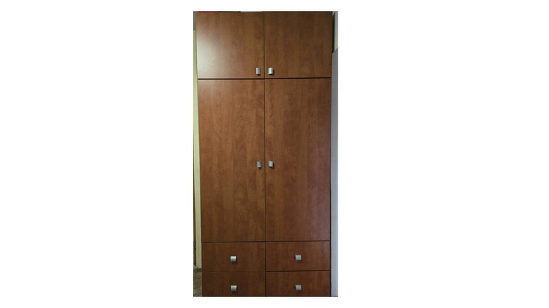 Dulap 2 usi foarte incapator, culoare cires, pal.